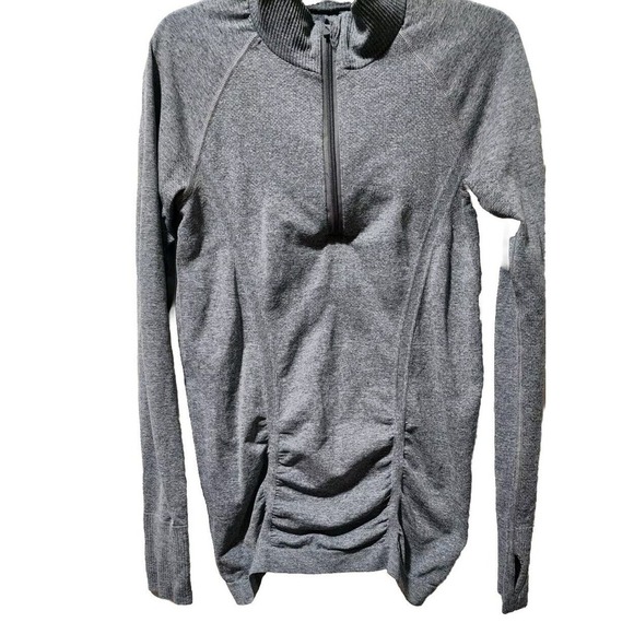 Athleta Women's 1/4 Zip Jacket Grey Lightweight Womens Small - Picture 2 of 7